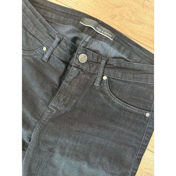 RICH & SKINNY Women's Black Jeans Size 27 Stretchy Skinny Revolve - Picture 3 of 3